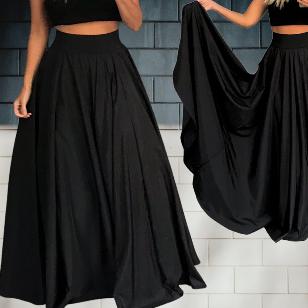 DLOUHÁ SUKNĚ - maxi sukně -  BOROS SK-L-BLACK 05